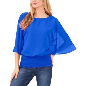 SAM AND JESS Womens Classic Peplum Blouse, NWT